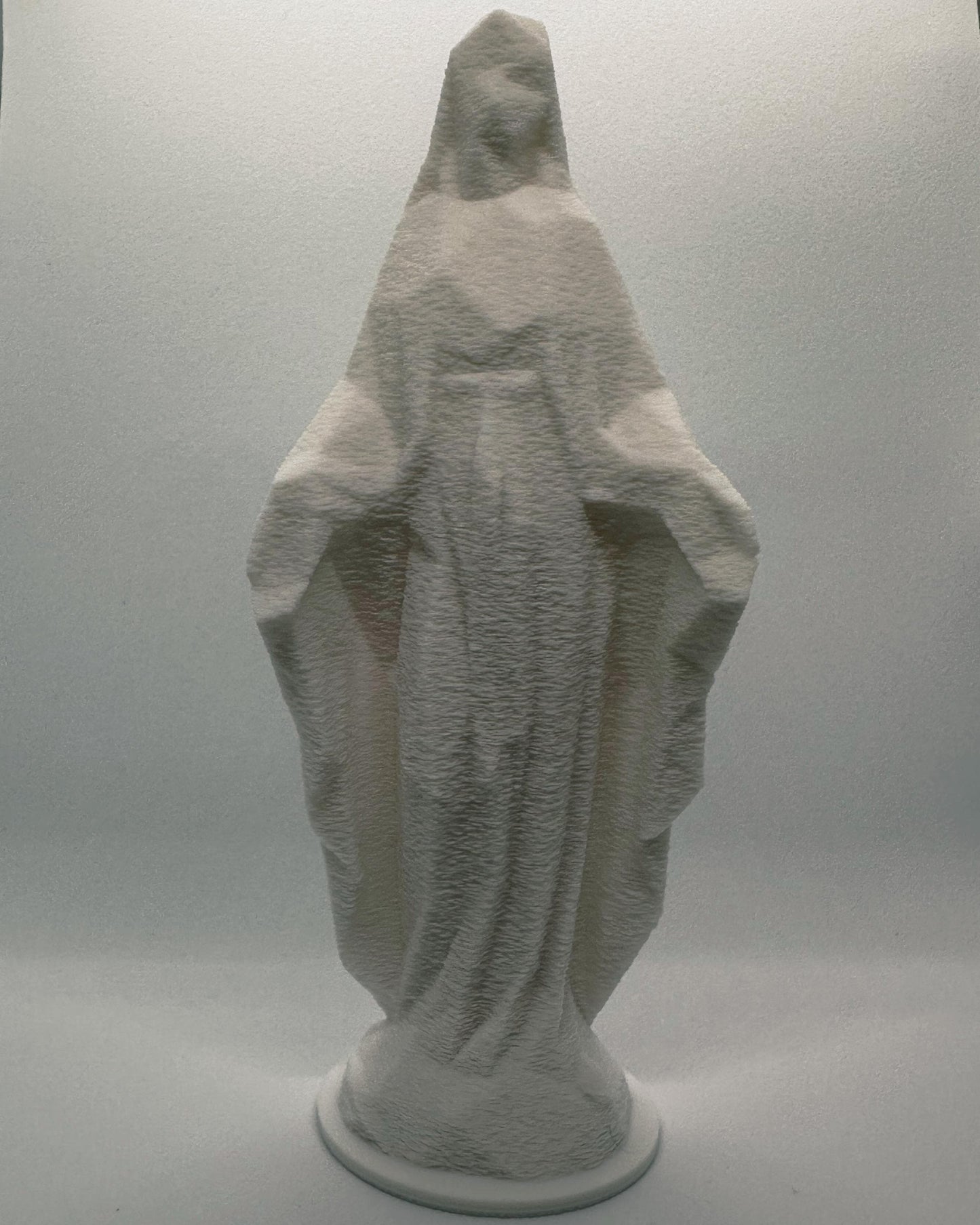 Virgin Mary Statue | Low-Poly 3D-Printed