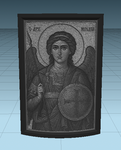 St. Michael the Archangel Icon Lithophane