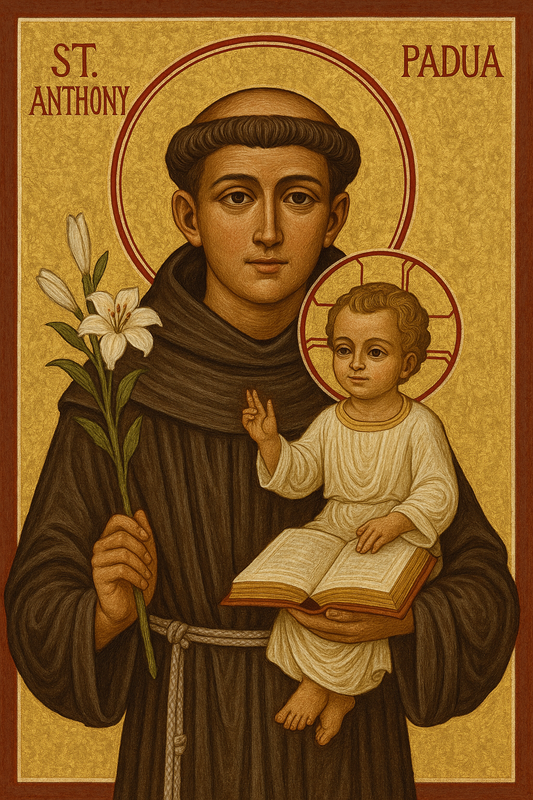 St. Anthony of Padua Icon Lithophane