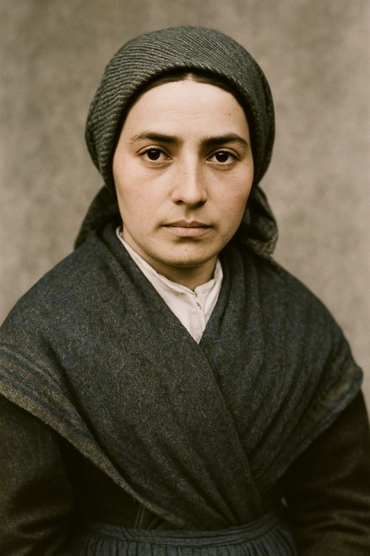 St. Bernadette Portrait Lithophane